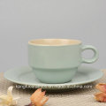 Colorful Color Glazed Stoneware Coffee Mug